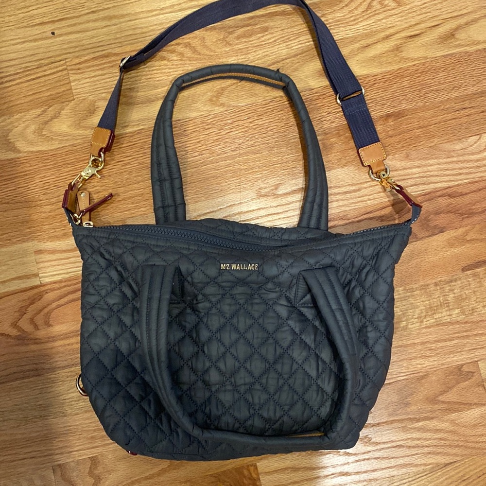 MZ Wallace Medium Sutton Deluxe Bag in Magnet Rec